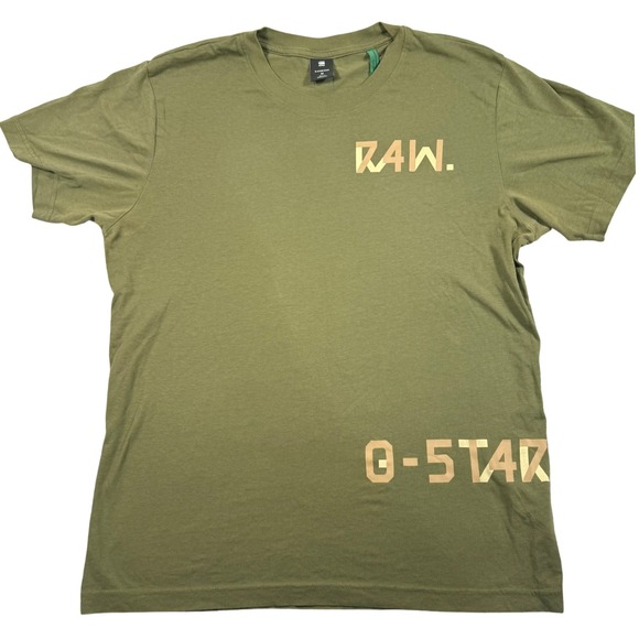 G-Star RAW Other - G-Star Olive Green Graphic Short Sleeve Tee